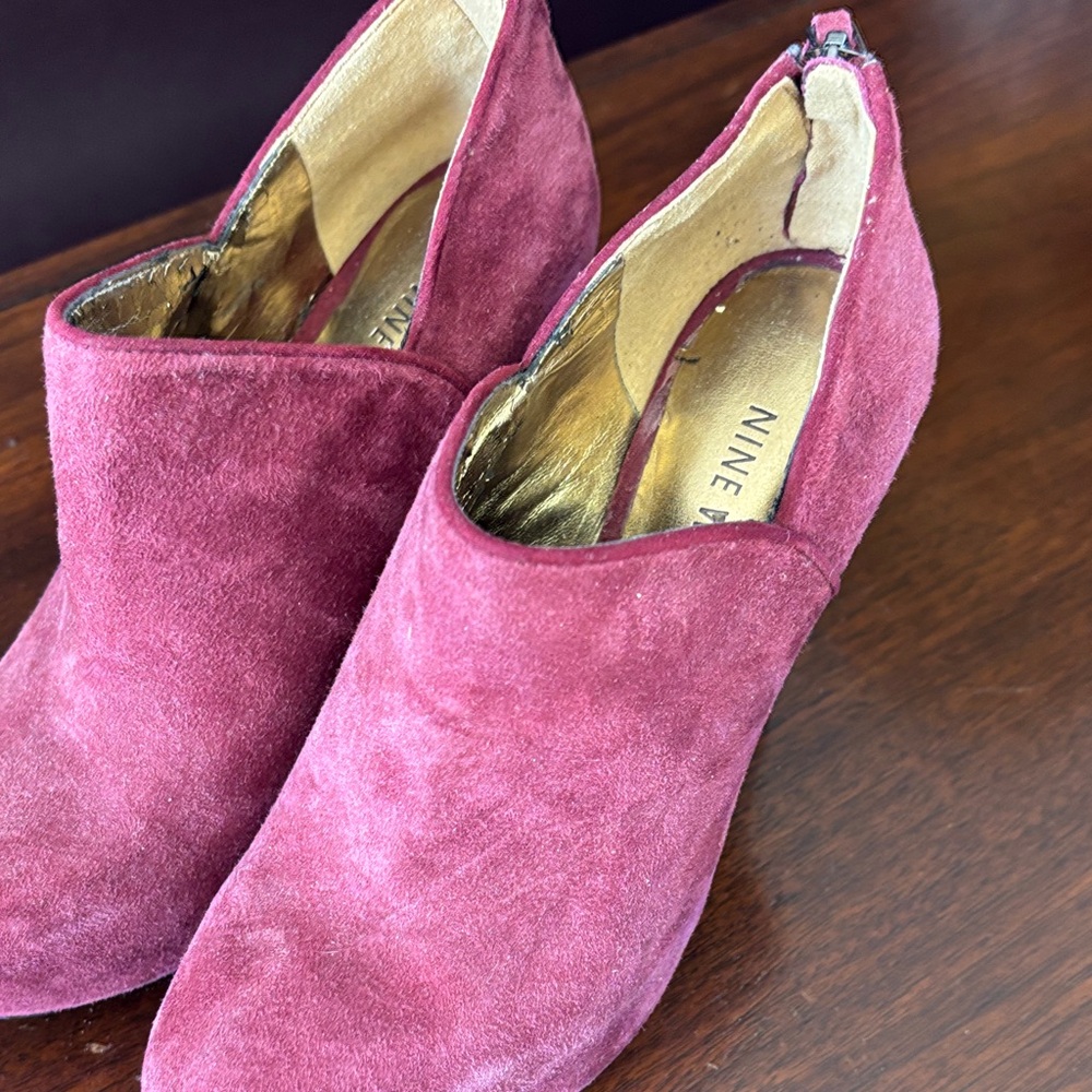 Nine West Women's Berry Suede Ankle Booties